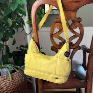 The Sak Small Hobo Yellow/Gold Genuine Leather